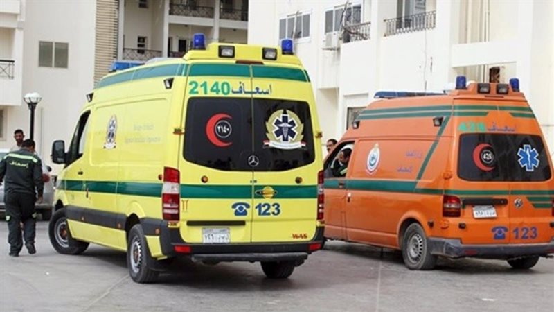 إصابة 5 أشخاص في اصطدام سيارة بعمود إنارة بطريق الجزيرية بقنا