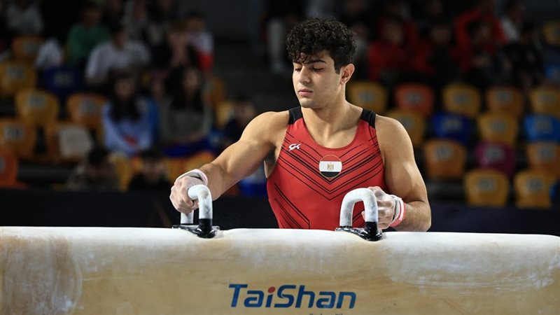 الشبكي يحصد فضية تاريخية لمصر في الجمباز بدورة ألعاب البحر المتوسط