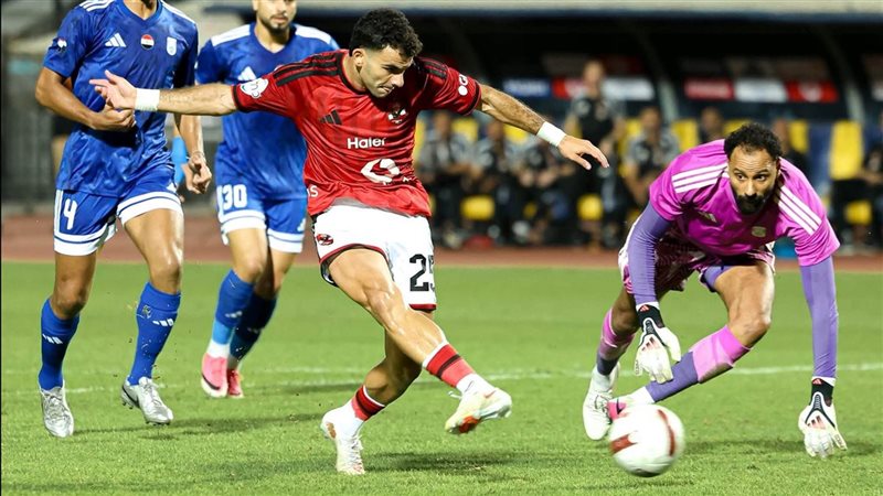 زيزو رجل مباراة الأهلي وأبو قير للأسمدة في الدوري المصري