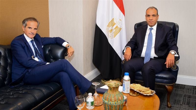 تفاصيل لقاء وزير الخارجية مع المدير العام للوكالة الدولية للطاقة الذرية