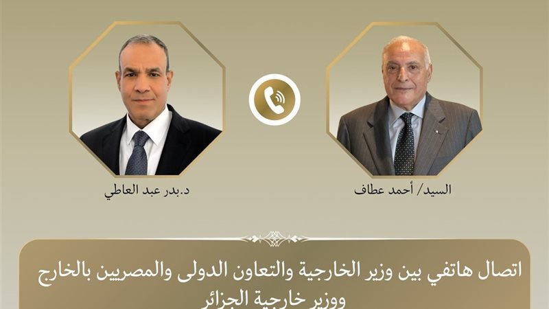 وزير الخارجية ونظيره الجزائري يبحثان العلاقات الثنائية والتطورات الإقليمية