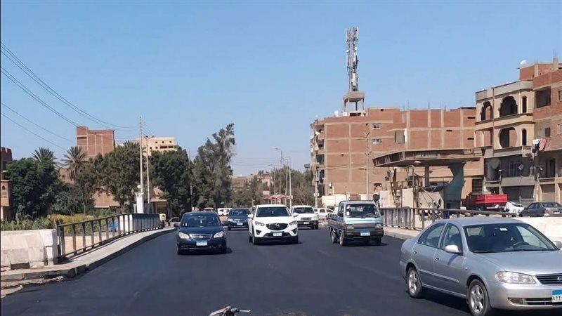 عقب الانتهاء من صيانته، إعادة فتح وتشغيل كوبري شنودة بطنطا أمام حركة المرور