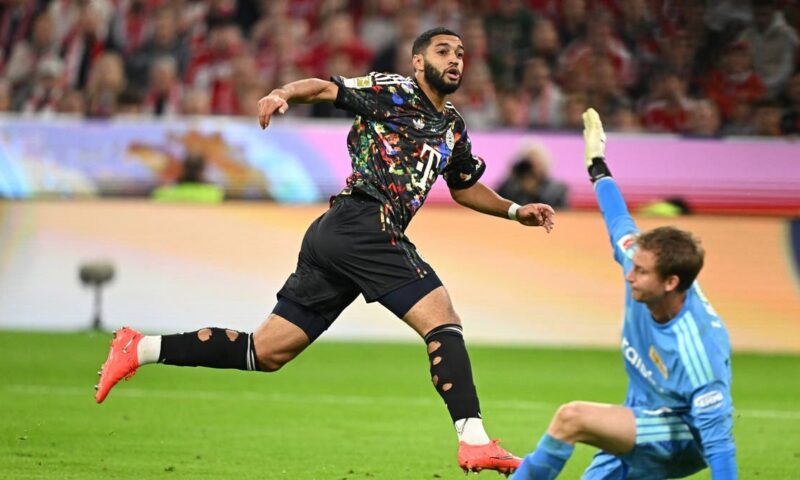 صيباري يفتتح أهدافه مع بايرن في الفوز الكبير على يونيون برلين
