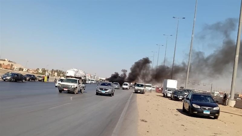 التصريح بدفن جثتين في حادث تصادم سيارات وأتوبيس بطريق مصر الإسماعيلية