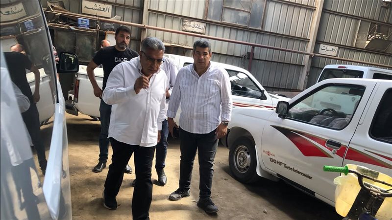 محافظ الدقهلية يتفقد الحملة الميكانيكية ويتابع كفاءة المعدات والسيارات