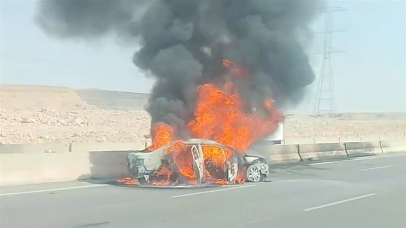 انتقام بالنار، نص تقرير الأدلة الجنائية لسيارة عامل أتلفها شريكه السابق في عابدين