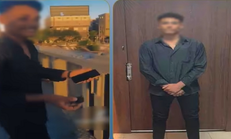 ألقى مخلفات حيوانية على فتاتين بدافع اللهو.. فيديو يغضب المصريين