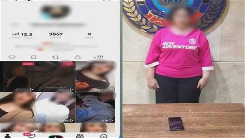 نشرت فيديوهات خادشة، صانعة محتوى بعين شمس تنتهي رحلتها في قسم الشرطة