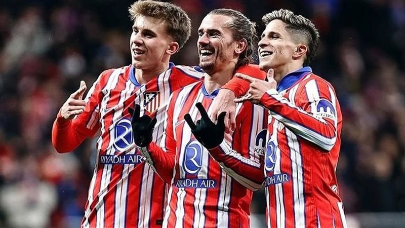 الدوري الإسباني، أتلتيكو مدريد يتقدم على أوساسونا بهدف في الشوط الأول