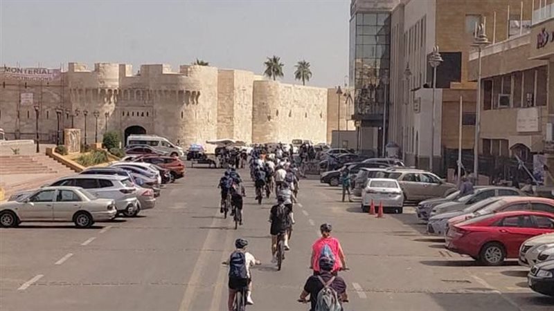 جولة بالدرجات لفوج سياحي ألماني ينطلق من ميناء الإسكندرية