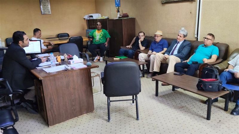 بعثة توثيق شهادات جرحى العدوان الإسرائيلي على غزة تزور مستشفى الحميات والجامعة بالإسماعيلية