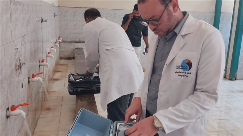 قبل انطلاق الدراسة، مياه القليوبية تكثف حملاتها على المدارس لضمان الجودة