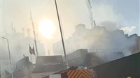 السيطرة على حريق محدود بالواجهة الجانبية لقسم شرطة الأزبكية بسبب ماس كهربائي