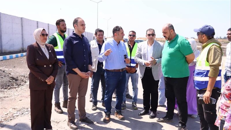 محافظ دمياط يتفقد مصنع المخلفات الصلبة بأبو جريدة