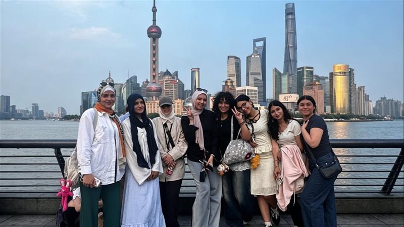 قسم اللغة الصينية بالجامعة البريطانية في مصر يوفد طلابه إلى الصين