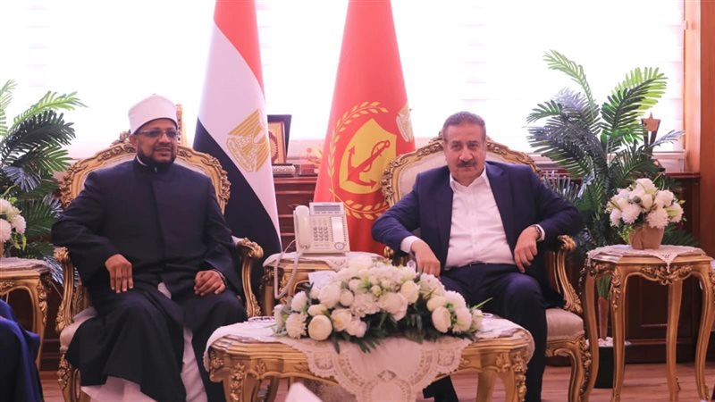 أمين البحوث الإسلامية يبحث مع محافظ بورسعيد دعم جهود الأزهر وتعزيز التعاون