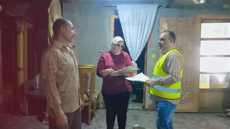مياه الغربية: بحث حالات 17 أسرة من الأولى بالرعاية لتوصيل المياه لمنازلهم