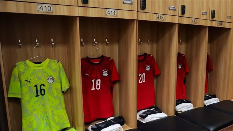 شاهد غرفة منتخب مصر قبل مواجهة جنوب السودان بتصفيات أمم أفريقيا (صور)