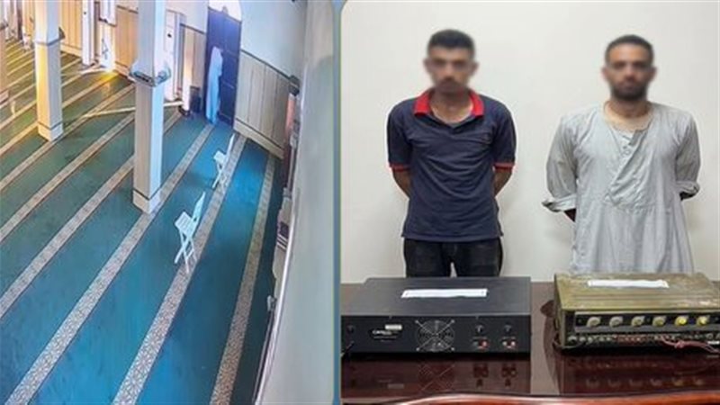 سرقة بيت الله، فيديوهات متداولة تكشف سرقة مسجدين، صنابير مياه ووحدات صوت تعود بعد ضبط المتهمين