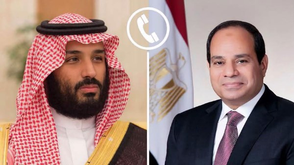 الرئيس السيسي وولي العهد السعودي يؤكدان أهمية العمل المشترك من أجل التغلب على تحديات المنطقة ودولها