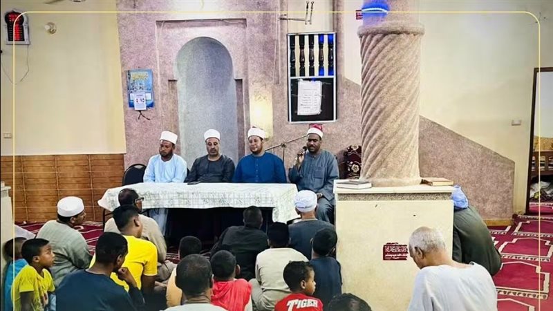 أوقاف قنا تواصل احتفالات المولد النبوي الشريف في 20 مسجدا