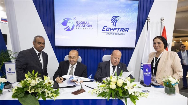 مصر للطيران للخدمات الأرضية تعزز توسعها بعقد جديد مع Global Aviation Services