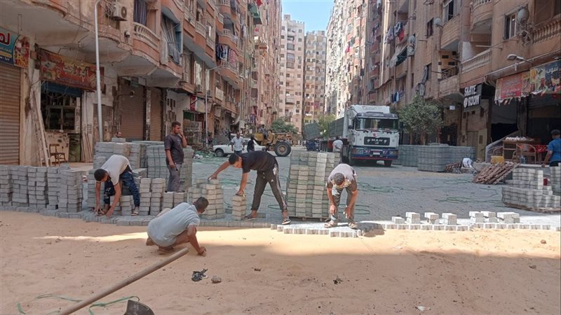 محافظ الجيزة يتابع خطة تطوير ورصف شوارع بولاق الدكرور