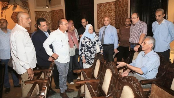 رئيس الأوبرا يتفقد مسرحي الجمهورية ومعهد الموسيقى.. ويتابع أعمال الصيانة ورفع الكفاءة