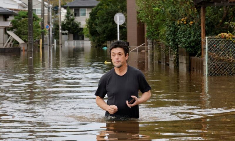 إعصار “دوجوان” يخلف 7 قتلى ويقطع الكهرباء عن 58 ألف منزل في اليابان