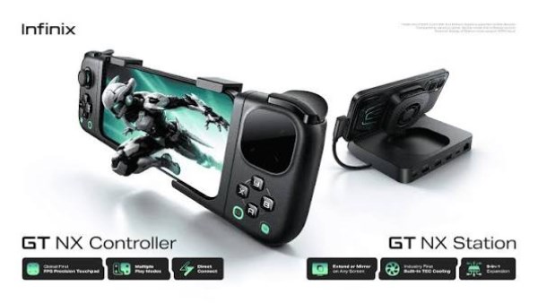 «إنفينيكس» تكشف عن ذراع التحكم GT NX Controller ومنصة GT NX Station للألعاب