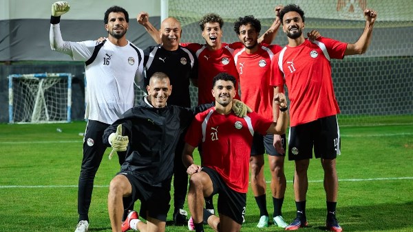 تدريبات استشفائية وتقسيمة في مران منتخب مصر استعداداً لتصفيات أمم أفريقيا