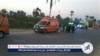 إصابة 11 راكبًا في إنقلاب ميكروباص بطريق «بني سويف ـ إهناسيا»