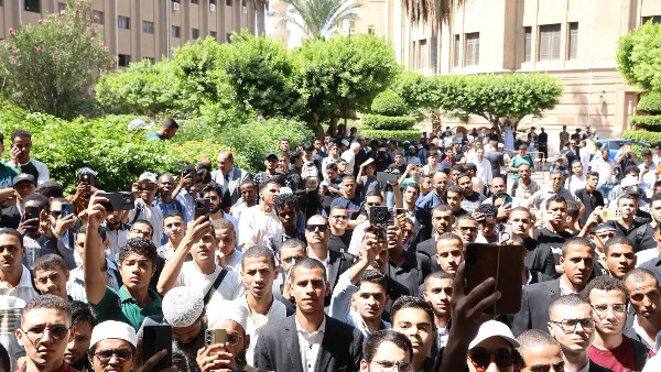 رئيس جامعة الأزهر للطلاب الجدد: زيادة ميزانية الأنشطة الطلابية هذا العام.. صور