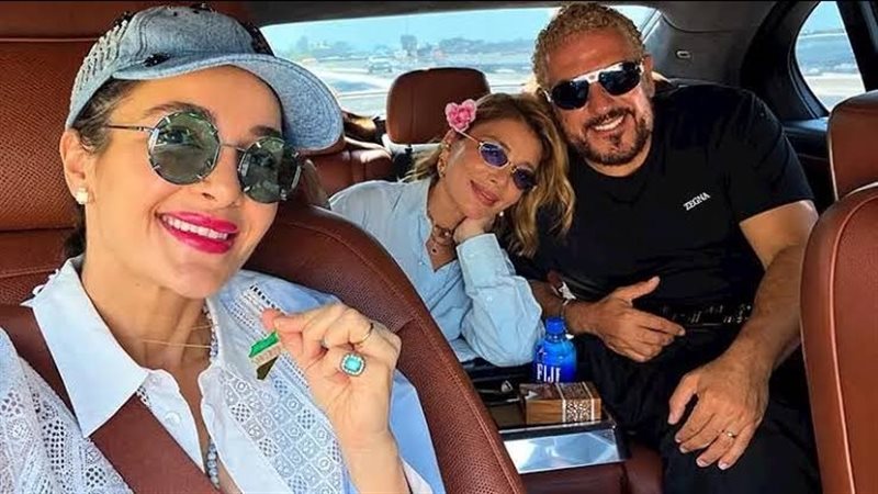 بعد غياب 15 عاما، مشاهد من استقبال الفنانة أصالة وعائلتها بمطار دمشق الدولي (فيديو)