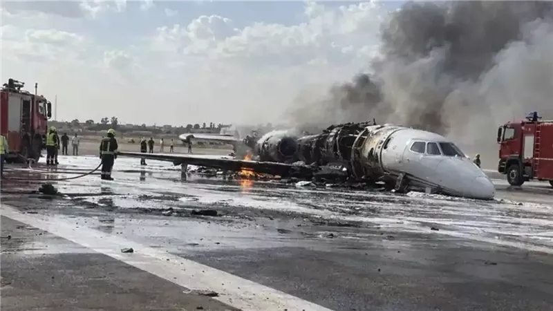 الطيار كان سكران، النيابة العامة الليبية تكشف كارثة بواقعة تحطم طائرة في مصراتة