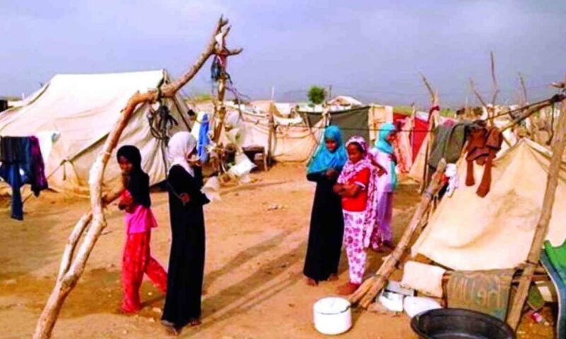 الأمم المتحدة: نزوح 1790 أسرة يمنية جراء التصعيد العسكري في تعز