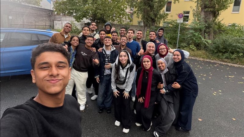 أوائل الثانوية العامة في زيارة إلى برلين بدعوة من الجامعتين الألمانية بالقاهرة والدولية