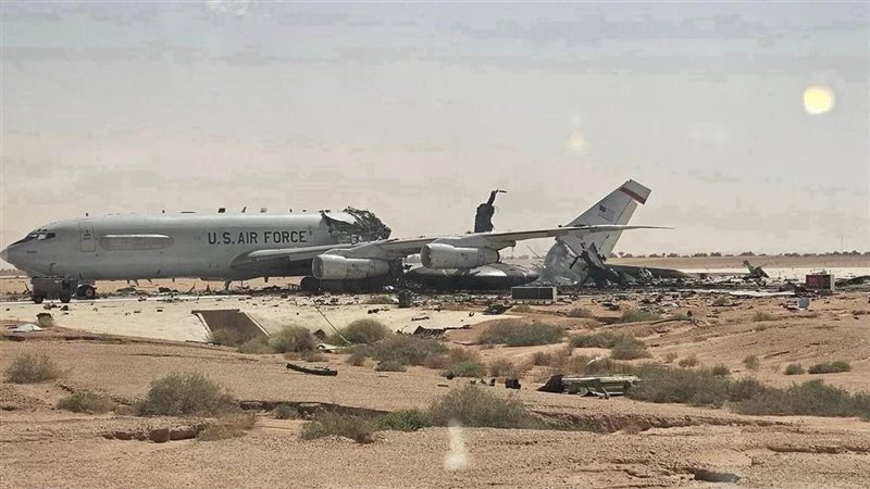 صور تعرض لأول عن حجم الدمار بمبان وآليات أمريكية جراء الهجمات الإيرانية (صور)
