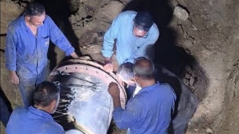 “مياه القناة” تنهي إصلاح خط الطرد 700 مم بمحطة أبو عارف بالسويس (صور)