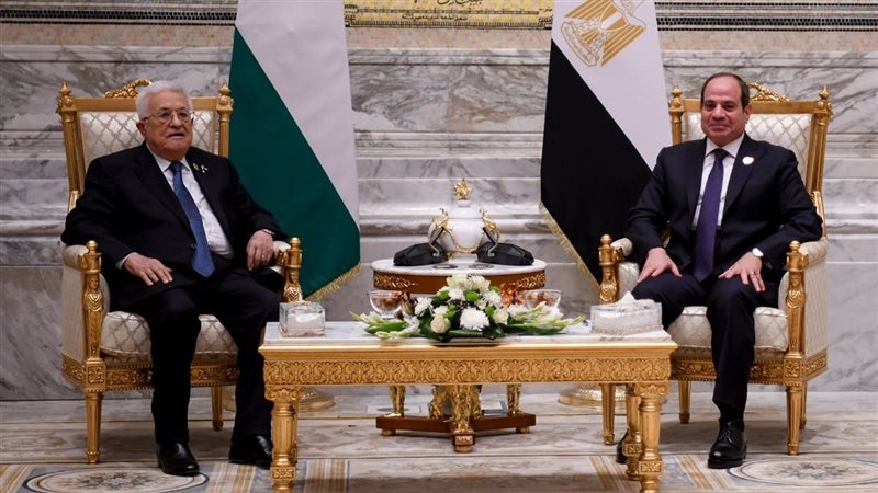 السيسي وأبو مازن يبحثان اليوم مستجدات القضية الفلسطنية