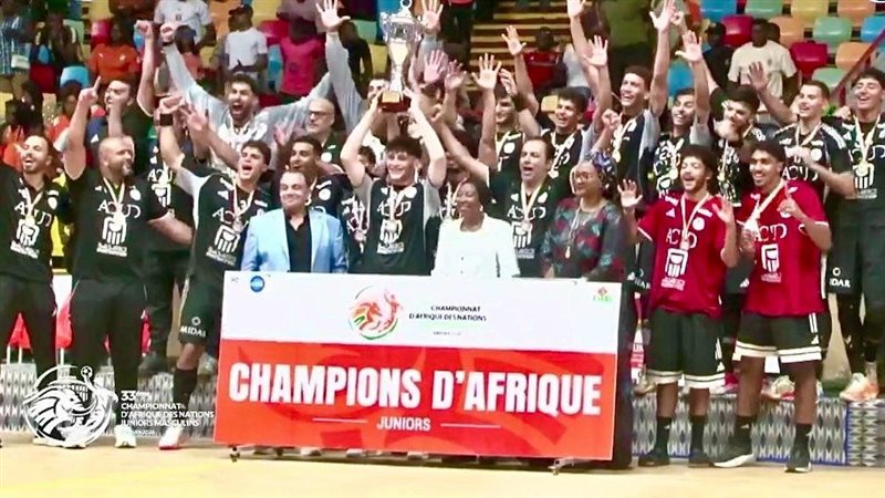 منتخب شباب اليد يهزم تونس ويتوج بطلًا لكأس أفريقيا