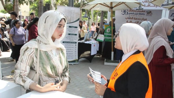 تفاعل كبير من طلاب الجامعات مع أنشطة بيوت التطوع لصندوق الإدمان