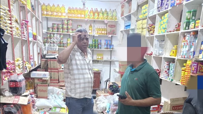 حملات مكثفة لتموين الإسماعيلية تضبط عصائر مجهولة المصدر وسلع غذائية فاسدة