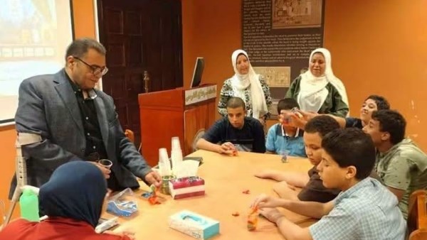 “فكر وتعلم” ورشة تعليمية لذوي الاحتياجات الخاصة فى متحف سوهاج