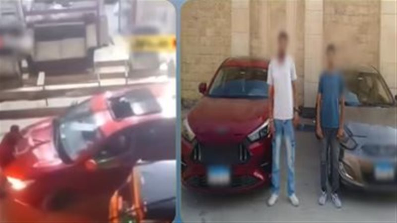 مشاجرة بين قائدي سيارتين بسبب أولوية المرور بالجيزة
