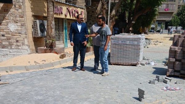 للإرتقاء بالخدمات.. رفع كفاءة الشوارع بحي العجوزة