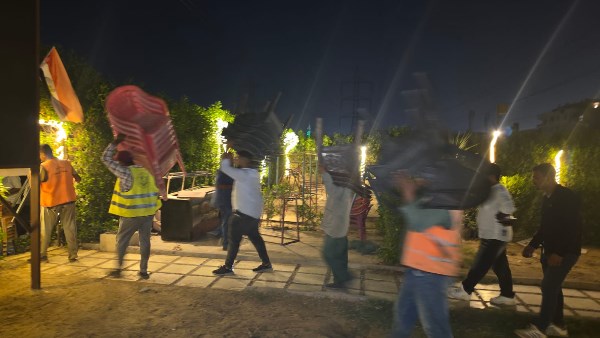 2472 حالة إشغال.. حملة لرفع الإشغالات وغلق المحال المخالفة في هضبة الأهرام| صور