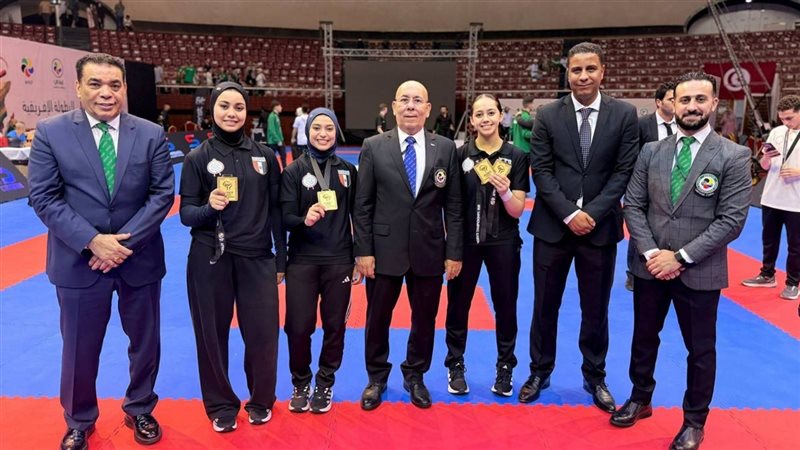 مصر ترفع حصيلة الميداليات إلى 46 ميدالية في بطولة أفريقيا للكاراتيه