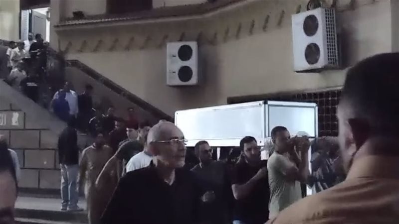 تشييع جنازة عبد الله أبو طالب ضحية حادث الغرق في جمصة بطلخا