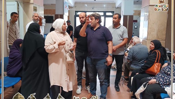 جولة مفاجئة لمدير التأمين الصحي ببني سويف لعيادة الصحة المدرسية لرصد التحديات ورفع كفاءة الخدمات